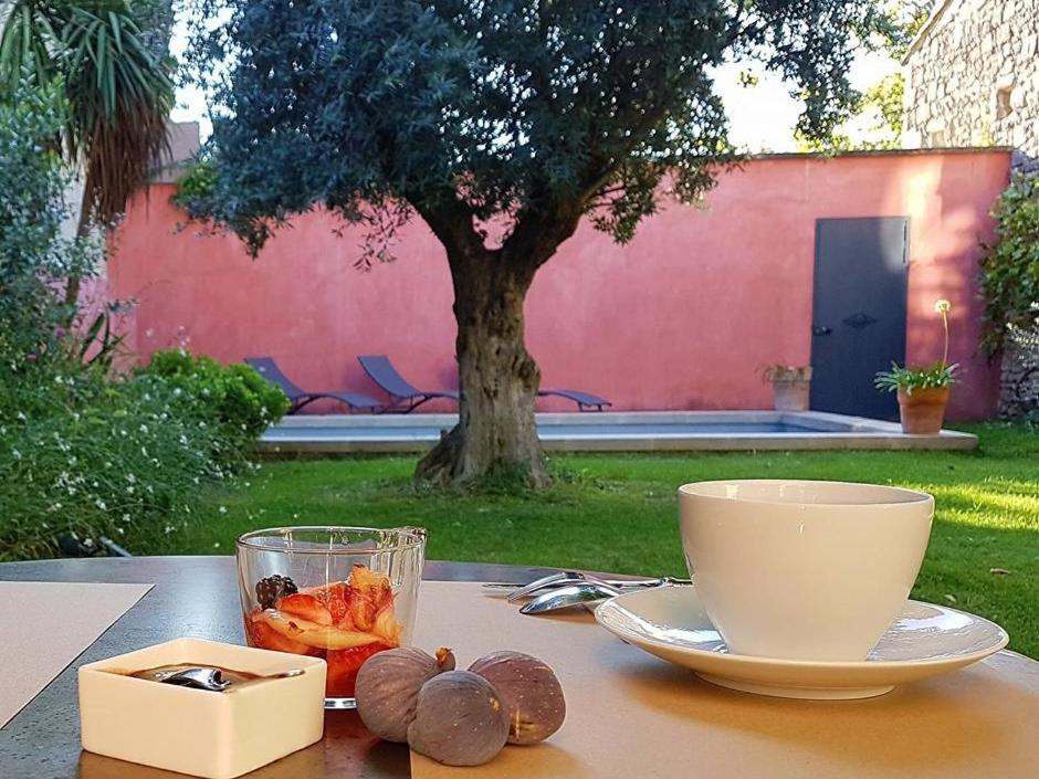 Bed and Breakfast La Maison Des Marronniers Uzès Exterior foto